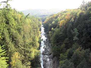 Quechee Gorge. Photo by Tom Keating, September 17, 2006